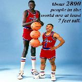 How Many 7 Footers Are in the World?