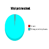 Why I Go to School Pie Chart