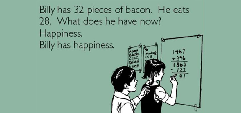 Billy Has 32 Pieces of Bacon