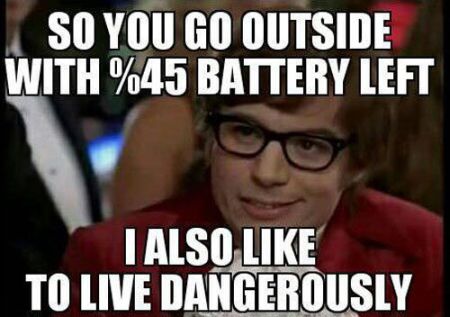 Going out with 45% is living dangerously